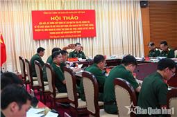 Quân khu 1 tham gia Hội thảo trực tuyến sửa đổi, bổ sung quy định số 332-QĐ/TW của Bộ Chính trị