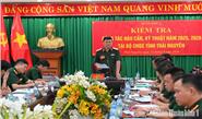 Quân khu 1 kiểm tra công tác Hậu cần - Kỹ thuật tại Bộ CHQS tỉnh Thái Nguyên