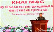 Khai mạc Hội thi báo cáo viên giỏi toàn quân năm 2026 vòng sơ khảo khu vực phía Bắc