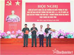 Công bố quyết định thành lập Trung đoàn bộ binh 6