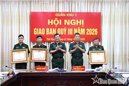 Quân khu triển khai nhiệm vụ quân sự, quốc phòng quý IV năm 2026