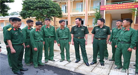 Cục Chính trị kiểm tra hoạt động CTĐ, CTCT tại Bộ CHQS tỉnh Thái Nguyên