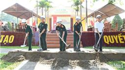 Khởi công tu sửa Nhà bia tưởng niệm, Nhà truyền thống Chi đoàn Thanh niên Cứu quốc đầu tiên trong Quân đội