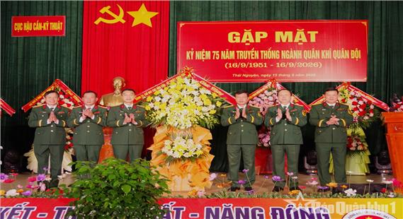 Gặp mặt kỷ niệm 75 năm truyền thống Ngành Quân khí Quân đội
