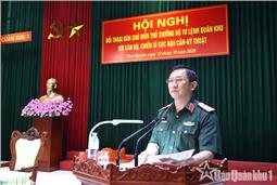 Chính ủy Quân khu đối thoại dân chủ với cán bộ, chiến sĩ Cục Hậu cần - Kỹ thuật