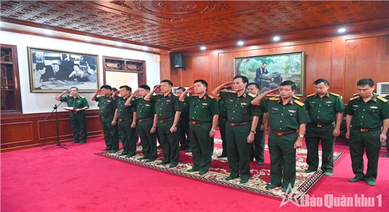 Nhiều hoạt động ý nghĩa chào mừng kỷ niệm 81 năm Ngày truyền thống LLVT Quân khu 1