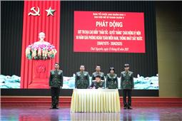 Ban tổ chức A50 Quân khu 1 phát động đợt thi đua cao điểm chào mừng Ngày giải phóng hoàn toàn miền Nam, thống nhất đất nước