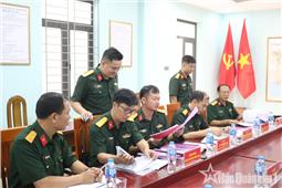 Quân khu 1 kiểm tra công tác quản lý tư tưởng, kỷ luật tại Bộ CHQS tỉnh Lạng Sơn