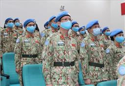 Nâng cao năng lực mọi mặt cho Đội Công binh số 1 của Việt Nam tham gia gìn giữ hòa bình