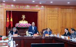 Chủ tịch nước Nguyễn Xuân Phúc thăm và làm việc tại Lạng Sơn