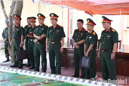 Quân khu kiểm tra công tác chuẩn bị diễn tập chỉ huy-tham mưu 1 bên, 2 cấp trên bản đồ năm 2026