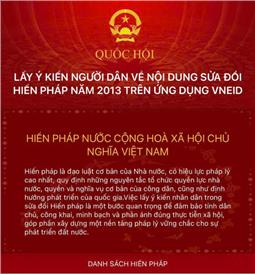Hướng dẫn thực hiện góp ý sửa đổi, bổ sung một số điều của Hiến pháp trên VNeID