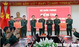 Bộ Quốc phòng kiểm tra công tác sẵn sàng chiến đấu tại Bộ CHQS tỉnh Bắc Ninh