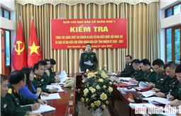 Quân khu kiểm tra công tác quán triệt, chuẩn bị bầu cử đại biểu Quốc hội khóa XVI