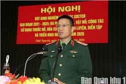 Rút kinh nghiệm công tác xây dựng công trình chiến đấu giai đoạn 2021-2025