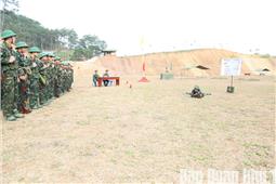 Quân khu kiểm tra chuẩn bị huấn luyện tại Bộ CHQS tỉnh Lạng Sơn và Sư đoàn 3