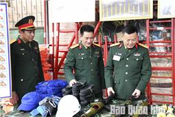 Quân khu kiểm tra công tác chuẩn bị huấn luyện tại Bộ CHQS tỉnh Thái Nguyên