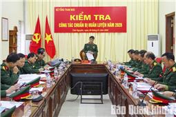 Cục Quân huấn - Nhà trường kiểm tra công tác chuẩn bị huấn luyện năm 2026 tại Sư đoàn 346