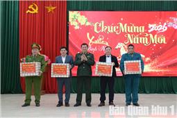 Quân khu thăm, chúc Tết nhân dân và các cơ quan, đơn vị, địa phương trên địa bàn tỉnh Cao Bằng