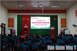 Bộ CHQS tỉnh Bắc Ninh khai mạc tập huấn cán bộ dân quân tự vệ năm 2026