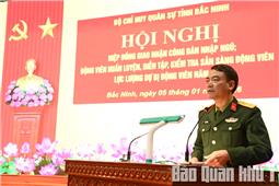 Hiệp đồng tuyển quân, động viên với các đơn vị nhận nguồn năm 2026