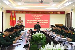 Cục Quân lực kiểm tra công tác tuyển quân, giải quyết xuất ngũ năm 2026 tại Bắc Ninh