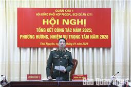 Quân khu tổng kết công tác phổ biến, giáo dục pháp luật, thực hiện Đề án 1371