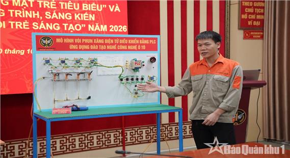 Quân khu 1 thẩm định các công trình, sáng kiến tham gia Giải thưởng “Tuổi trẻ sáng tạo” năm 2026