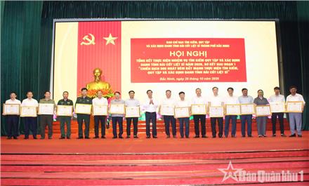 Vượt tiến độ tìm kiếm, quy tập và xác định danh tính hài cốt liệt sĩ năm 2026