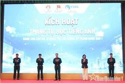 Phát động tháng tự học tiếng anh cho cán bộ, sĩ quan trẻ LLVT Quân khu 1