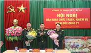 Công ty TNHH  Xây lắp 86 bàn giao chức trách, nhiệm vụ giám đốc công ty