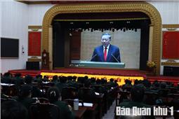 Đảng ủy Quân khu  học tập, quán triệt, triển khai thực hiện các nghị quyết của Bộ Chính trị