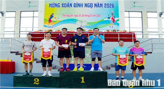 Quân khu tổ chức Hội thao Pickleball Xuân Bính Ngọ 2026