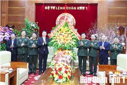 Đoàn công tác Tỉnh ủy Bắc Ninh thăm, chúc tết Đảng ủy, Bộ Tư lệnh Quân khu