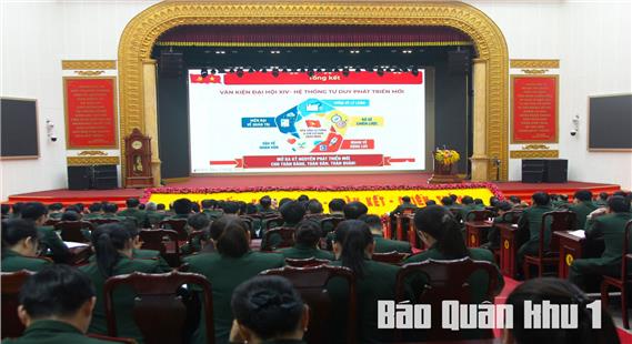 LLVT Quân khu học tập, quán triệt sâu sắc Nghị quyết Đại hội XIV của Đảng