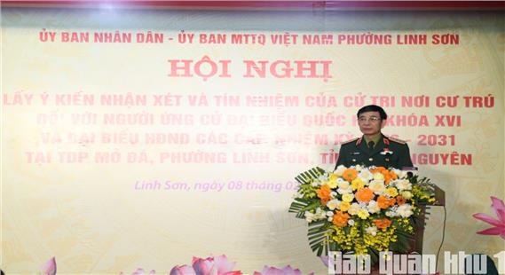 Thái Nguyên: 100% cử tri nhất trí tín nhiệm Đại tướng Phan Văn Giang tham gia ứng cử đại biểu Quốc hội khóa XVI