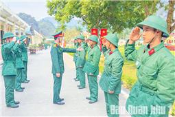 Giúp chiến sĩ mới yên tâm luyện rèn