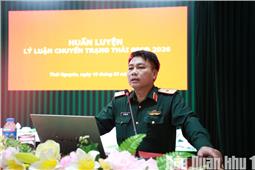 Cục Chính trị huấn luyện lý luận chuyển trạng thái sẵn sàng chiến đấu