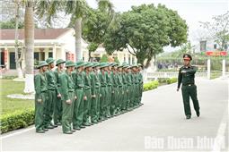 Chiến sĩ mới tự tin bước vào huấn luyện