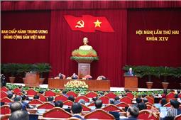 Ngày làm việc thứ hai Hội nghị Trung ương 2 khóa XIV