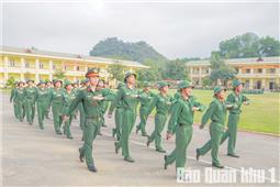 Chiến sĩ mới vững tin luyện rèn