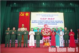 Hội Phụ nữ Bộ CHQS tỉnh Thái Nguyên bản lĩnh, trí tuệ xứng danh 