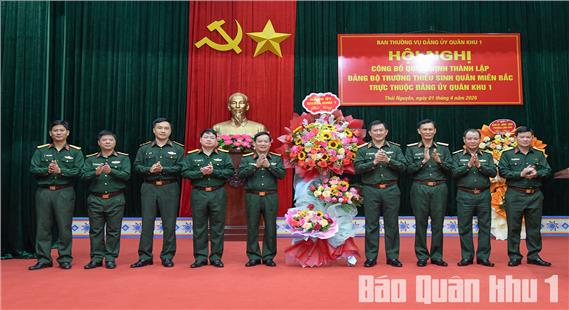 Đảng ủy Quân khu công bố Quyết định thành lập Đảng bộ Trường Thiếu sinh quân miền Bắc