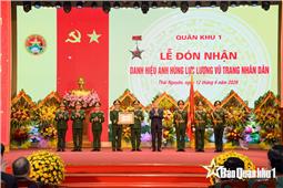 Tổng Bí thư, Chủ tịch nước Tô Lâm dự Lễ đón nhận danh hiệu Anh hùng Lực lượng vũ trang nhân dân của Quân khu 1