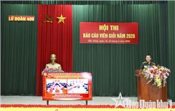 Lữ đoàn 409 thi Báo cáo viên giỏi năm 2026