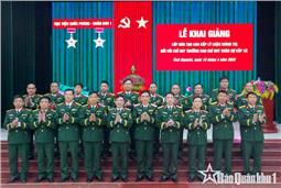 Khai giảng khóa đào tạo cao cấp lý luận chính trị cho Chỉ huy trưởng Ban CHQS cấp xã