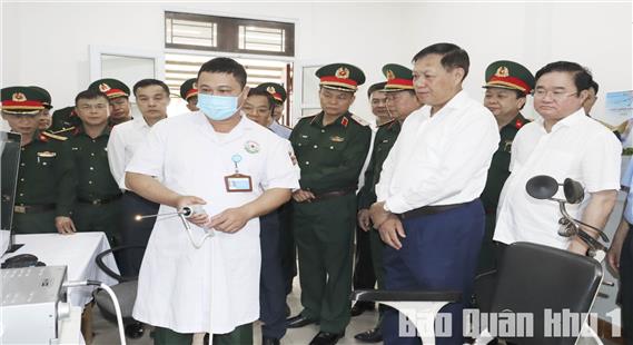 Kiểm tra, giám sát hoạt động kết hợp quân dân y tại tỉnh Lạng Sơn
