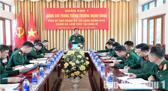 Kiểm tra công tác chuẩn bị Hội thi “doanh trại chính quy, xanh, sạch, đẹp” tại Trung đoàn 246