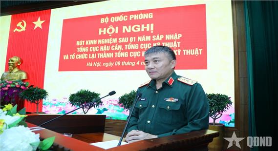 Xây dựng lực lượng và thế trận hậu cần, kỹ thuật vững mạnh, vững chắc