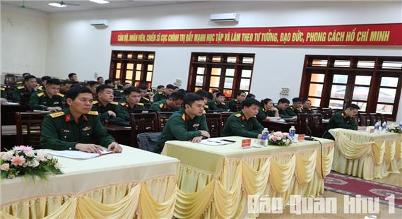 Quân khu tập huấn triển khai phần mềm dùng chung ngành Cán bộ